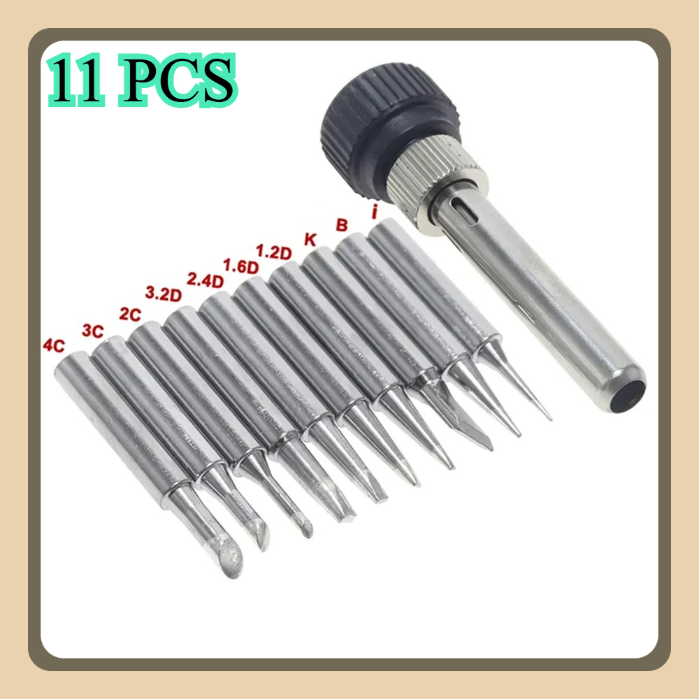 Electronics Repair Kit With Soldering Iron - Kit de 11 pointes de fer