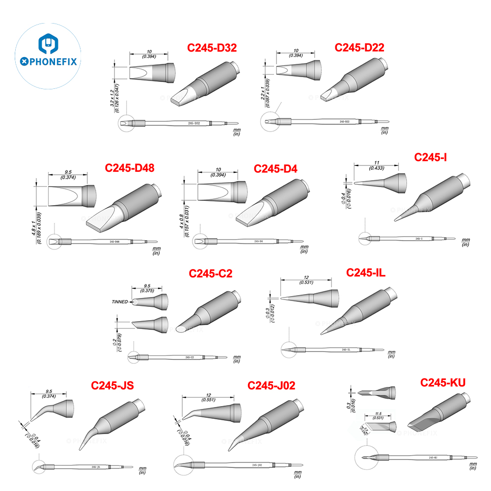 Electronics Repair Kit With Soldering Iron - Embouts de fer à souder OEM