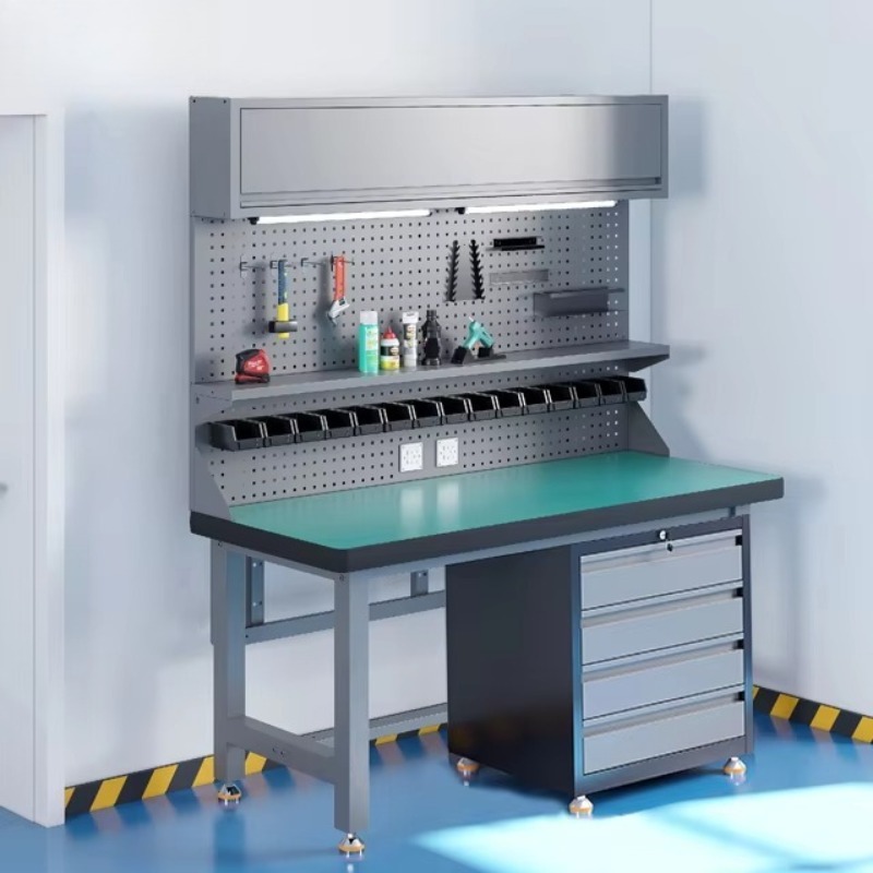 Electronics Repair Workbench - Banc de travail antistatique robuste, personnalisable,