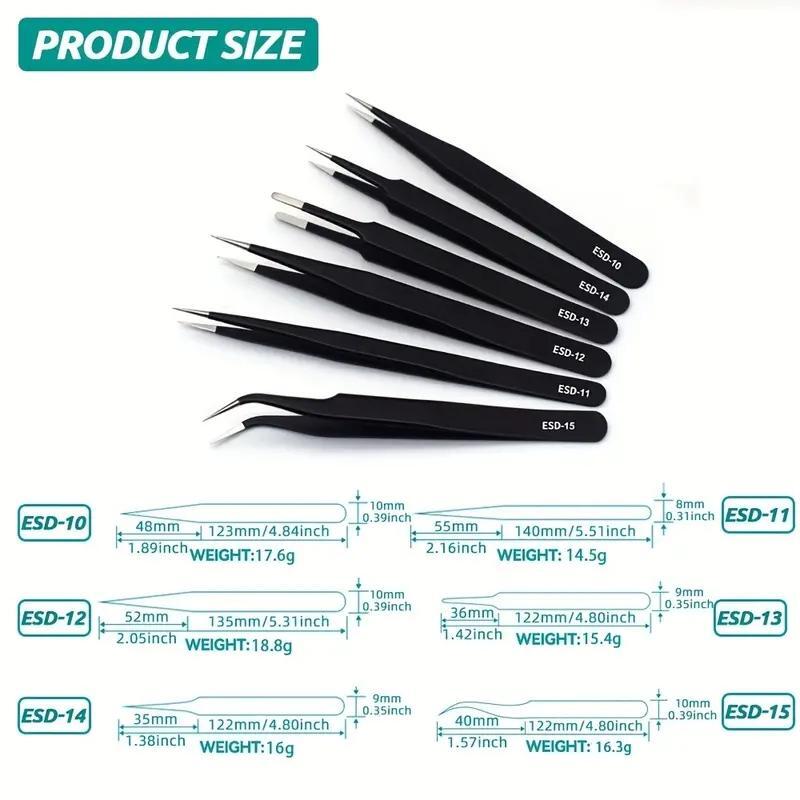 Jeu de pincettes longues de pr - Electronics Repair Tools avis et prix