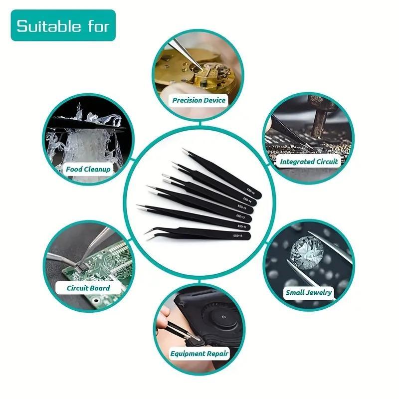 Jeu de pincettes longues de pr - Electronics Repair Tools avis et prix