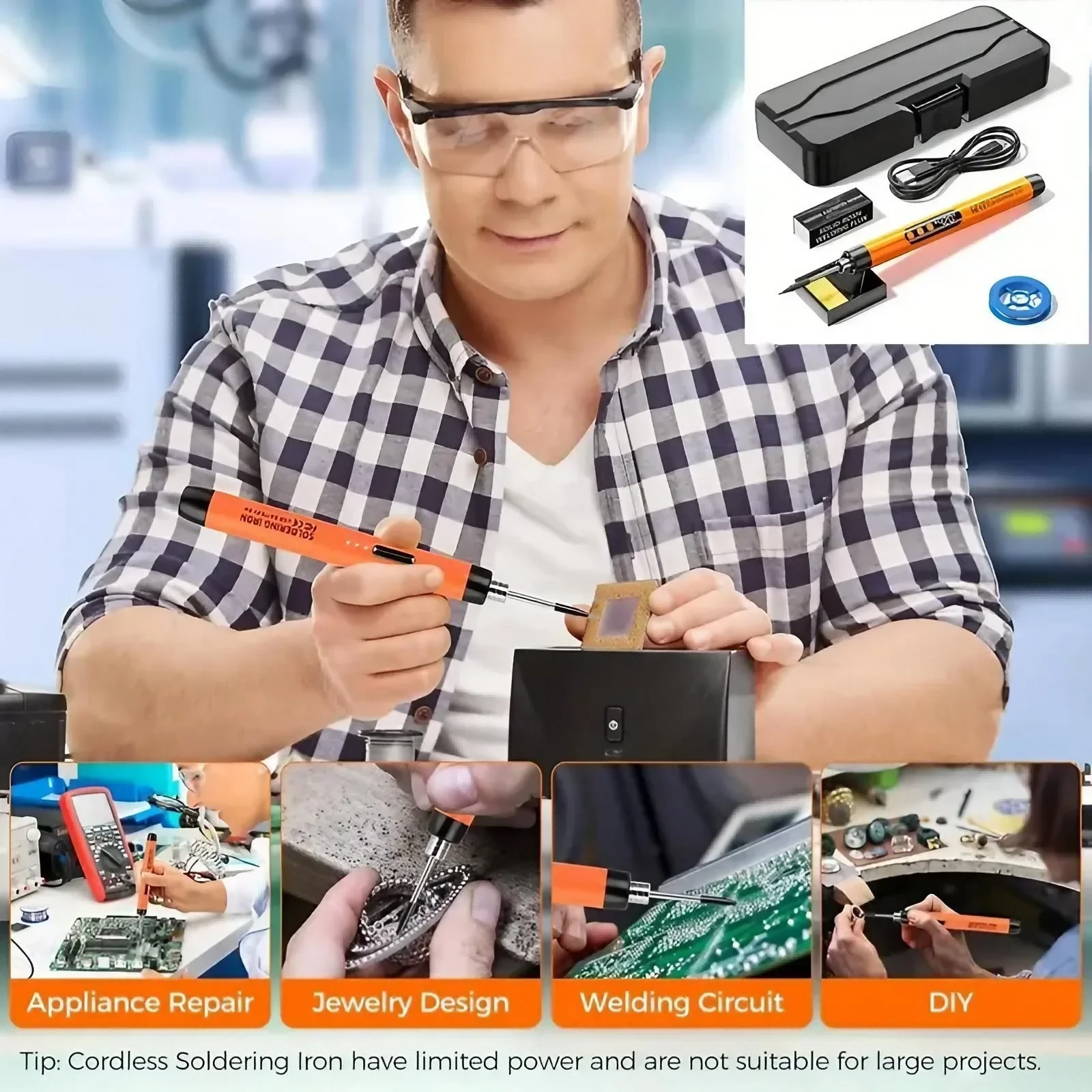 Mini fer à souder de précision - Electronics Repair Kit With Soldering Iron avis et prix