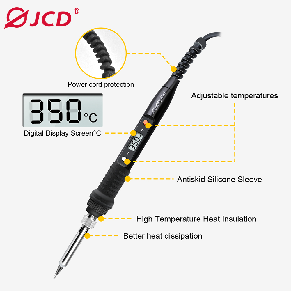 JCD 80W Kit de fer à souder él - Electronics Repair Kit With Soldering Iron avis et prix