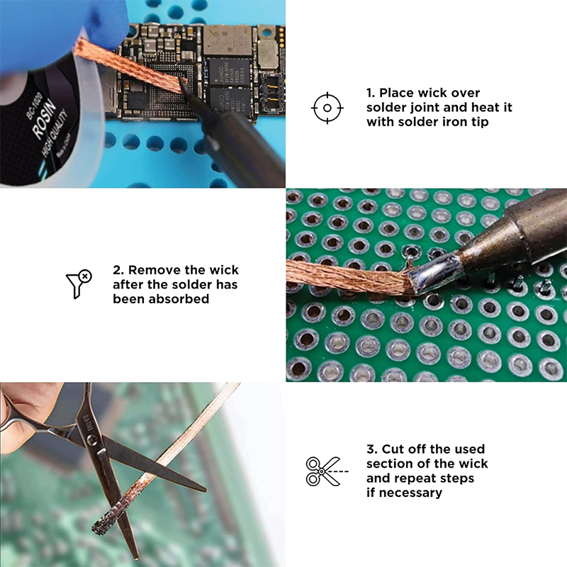 Mèche de tresse à dessouder en - Electronics Repair Tape avis et prix