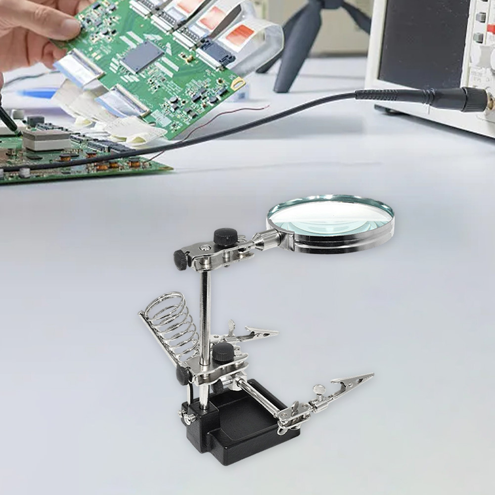 Loupe 3X avec Support de trois - Electronics Repair Workbench avis et prix