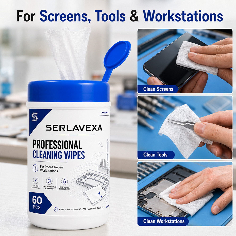 60 lingettes nettoyantes pour  - Electronics Repair Workbench avis et prix