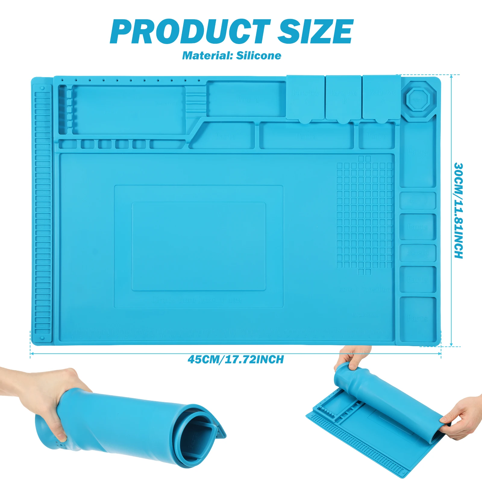 Tapis de soudure en silicone 4 - Electronics Repair Mat avis et prix