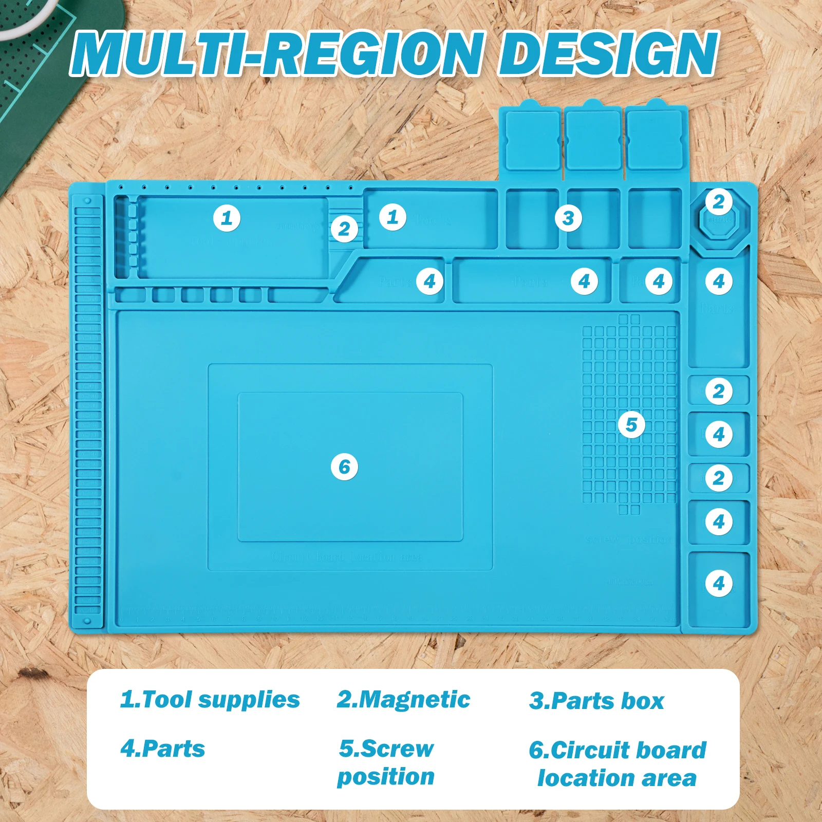 Tapis de soudure en silicone 4 - Electronics Repair Mat avis et prix